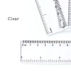 6 Pcs Clear Ruler,6 inch Ruler, Plastic Ruler, Drafting Tools,