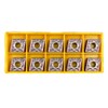GBJ 10pcs CNMG 432 -MA CNMG120408 -MA Bronze Carbide Turning