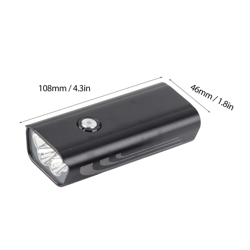 Bike Headlight 6000lm 6 Modes IPX6 Waterproof USB Charging 5