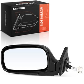 A-Premium Driver Side Power Door Mirror - Compatible with Lexus ES300 1997 1998 1999 2000 2001 - Heated Manual Folding Black Outside Rear View Mirror