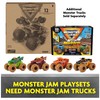 Monster Jam, Transforming Hauler Playset and Storage with Exclusive El