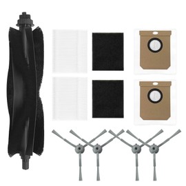 Replacement Parts Compatible with eufy L60/L50/L60 SES/L50 SES Robot Vacuums,Accessrioes Kit inclue 1 Main Brush,2 Filters,2 dust Bags,4 Side Brushes