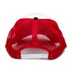 Booty Hunter Unisex-Adult Curved Bill One-Size Truckers Hat Red/White/Black