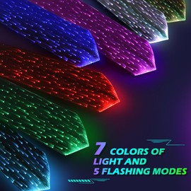 XGOOD Light Up Tie Rechargeable Fiber Optic Fabric Led Tie Light Up Clothes Costume for Disco,Show,Bars,Glow Party and EDM (Black)