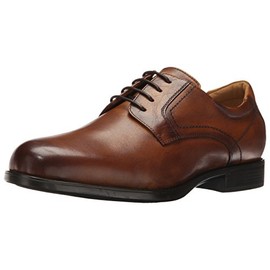 Florsheim mens Medfield Plain Toe Oxford Dress Shoe, Cognac, 10.5 US