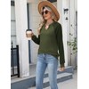 Poetsky Oversized Sweatshirts for Women Notch Neck Loose Fit Cute