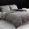 Lazzaro Double Duvet Set - Premium Brushed Microfiber Double Duvet
