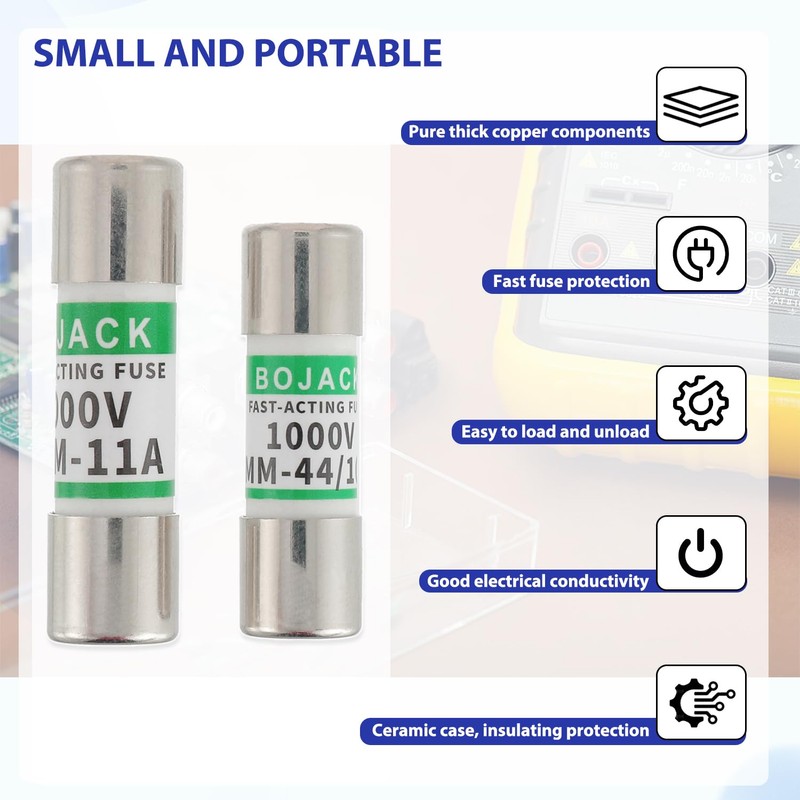 BOJACK Multimeter Fuse DMM-11A and DMM-44 Fast Acting Digital Multi