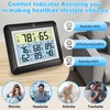 Urageuxy Wireless Indoor Outdoor Thermometer Hygrometer, Digital Temperature and Humidity