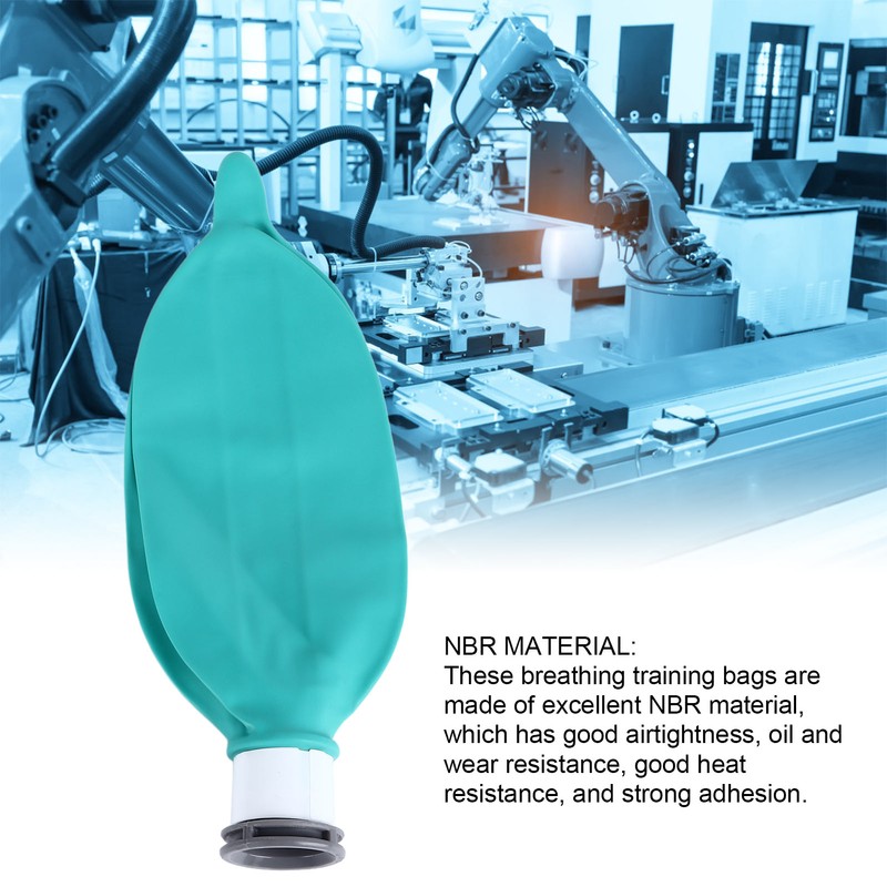 5PCS 0.5L Breathing Bags NBR Material Reusable Training Gasbag for