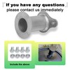 2" Teardrop Flanged Exhaust Vent Damper for UDS 16 30