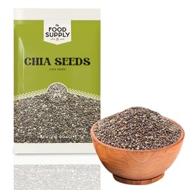 Chia Seeds – Natural, Raw, Non-GMO, Gluten-Free, High in Omega-3, Fiber & Protein – Superfood for Smoothies, Salads, & Baking (300g)