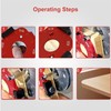 Woodworking Round Corner Radius Template | 2X Edge Trimming Corner
