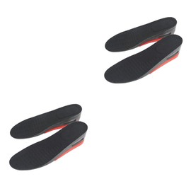 minkissy Pcs Layer Heightening Insoles Air-cushioned Heel Pads for Men Women Size s Comfortable and Healthy Shoe Lifts