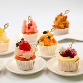 Yardwe 200 Piezas Cartel De Cóctel Pasteles De Café Pincho De Cóctel Bambú Pick Swizzle Stick Bambú Martini