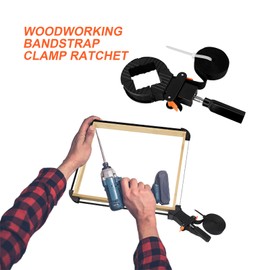 Fuutuu 6M Panel Binding Strap Clip Polygonal Angle Tool Household Multifunctional Binding Strap Tool with 1 Spring Clips