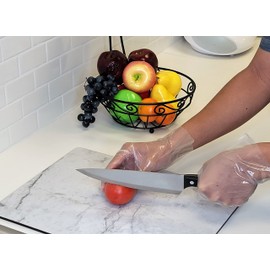 omar POLY GLOVE - Case 10,000-100 Packs of 100 Pieces (Embossed, One Size Fits All, Clear)