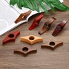 PATIKIL 25mm Thumb Book Page Holder Handmade Wooden Bookmark Book