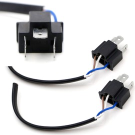 iJDMTOY H4/9003/HB2 Male Adapter Wiring Harness Sockets Wire Compatible with Automtive Driving Light, Running/DRL, Fog Light, Retrofit, Off-Road Lighting, etc
