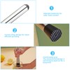 1 Pcs Cocktail Muddler, Stainless Steel Muddler with Grooved Head,