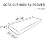 Hokway Stretch Couch Cushion Slipcovers Reversible Cushion Protector Slipcovers Sofa