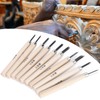 10Pcs Carving Knife Rubber Stamp DIY Stickers Engraving Pen Art