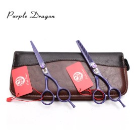 Purple Dragon Kit 2 Tijeras Prof Estilista Barbero Peluquero Increibles !
