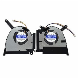JISHIYUFS New CPU+GPU Cooling Fan for ASUS TUF Dash (2022) F15 FX517 FX517ZC FX517ZR RTX 3050 3050Ti Series FP85 DFS5K22305283E 13NR0950P01011 FP86 DFS5 K22111 5371E DC5V 0.5A
