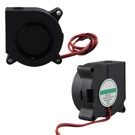 Jopto 4PCS 3D Printer Brushless Cooling Fan 40x40x20mm 4020 DC Voltage 12V Silent Mini Blower Fans With 2 Pin Terminal Compatible With 3D Printer Extruder With 30cm/11.81inch Cable