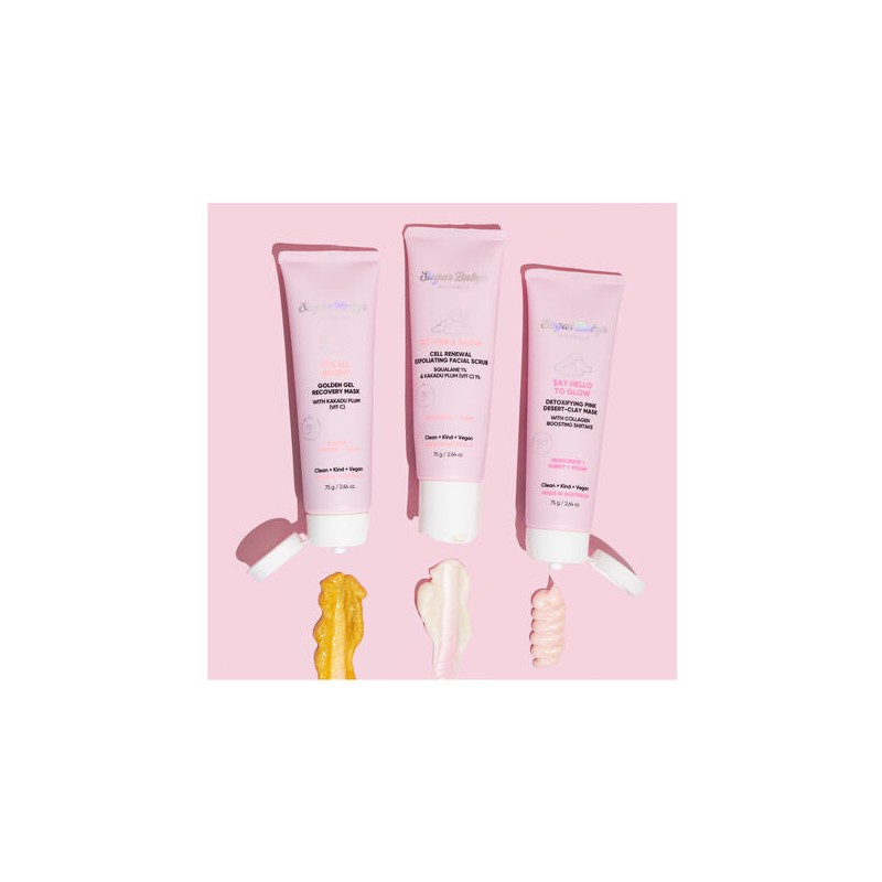 SugarBaby It's All Bright Golden Gel Recovery Mask With Kakadu