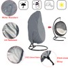 Silvotek - Funda para silla colgante de patio - Cubierta