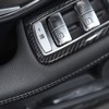 KIMISS 4 Pieces Car ABS Carbon Window Switch Button Cover