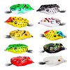HAMILO Frog Soft Lure Fishing Bait Bass Fishing Tackle Set