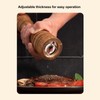 Manual Salt Pepper Grinders Wooden Salt Pepper Mill Shakers for