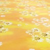 ANRO Oilcloth Tablecloth Oilcloth Tablecloth Camomile Yellow Flowers Sun Round