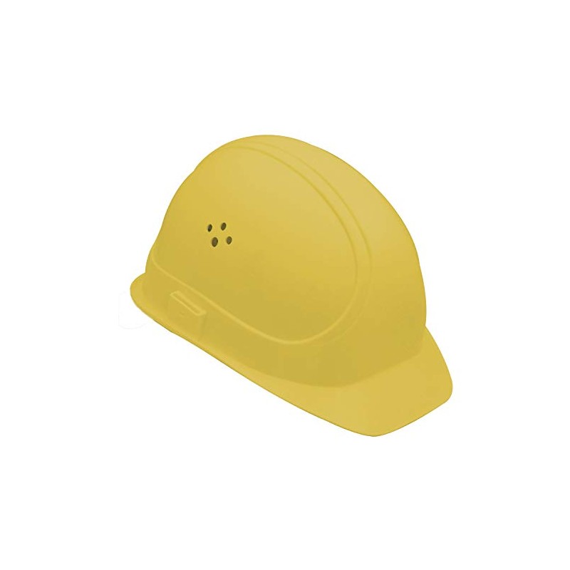 Voss Construction Hard Hat, Helmet, Inap Master 6 Polyethylene, Yellow,