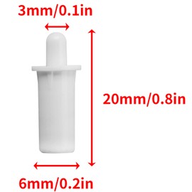 Surf turtle Shutter Repair Pins 100 Pcs Shutter Louver Spring Loaded Replacement Pins Movable Blade Repair Parts