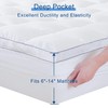CHUN YI Mattress Pad California King Size, Pillow Top Mattress