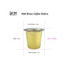 IKM Pure Brass Coffee Dabra Set – Traditional South Indian