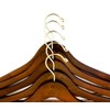 Quality Hangers Wooden Hangers Beautiful Sturdy Suit Curved Hangers Great