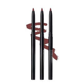 Auto Lip Liner Pencil (Black 3 Pack), Long Lasting & Non-Fading, Smooth Application, Non-Feathering with Rich Pigmented Color, No Sharpener Needed, Ideal for Full Lips Look:_Plum (3 Pack)
