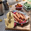 Cabilock Oil Dispenser Vinegar Dispenser Bottle Stainless Steel Oil Can