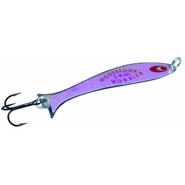 Mooselook 2-1/2-Inch Junior Wobbler, 1/6-Ounce, Rainbow Smelt/Silver Back Finish