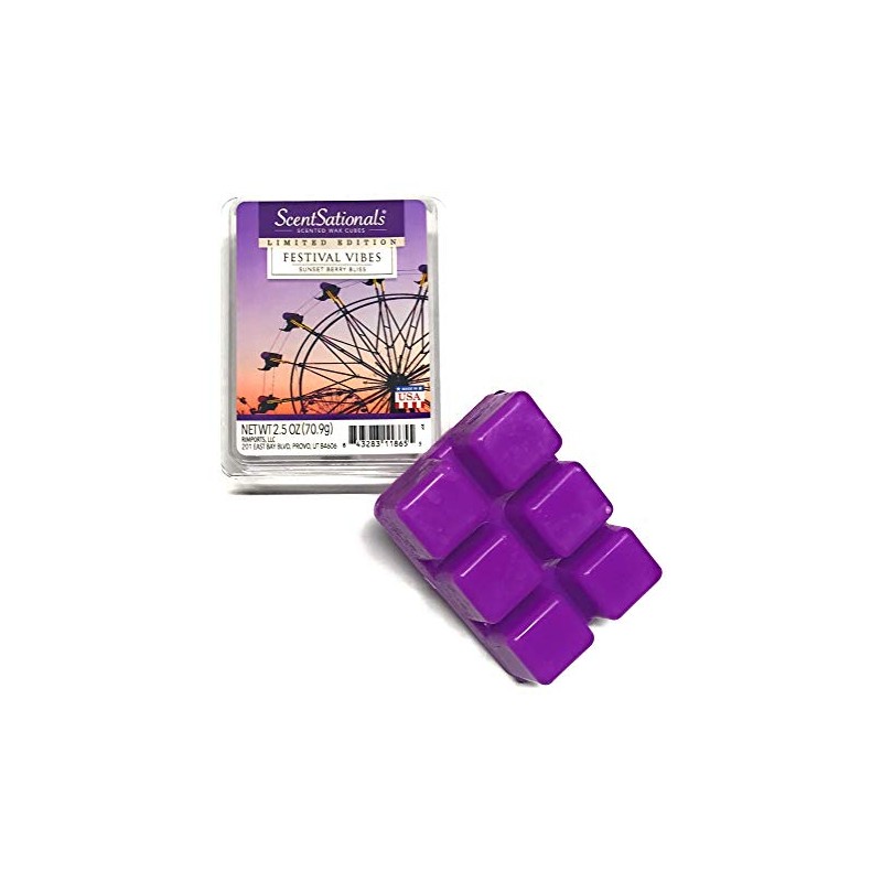 Scentsationals Festival Vibes Scented Wax Cubes, 2.5 OZ Package
