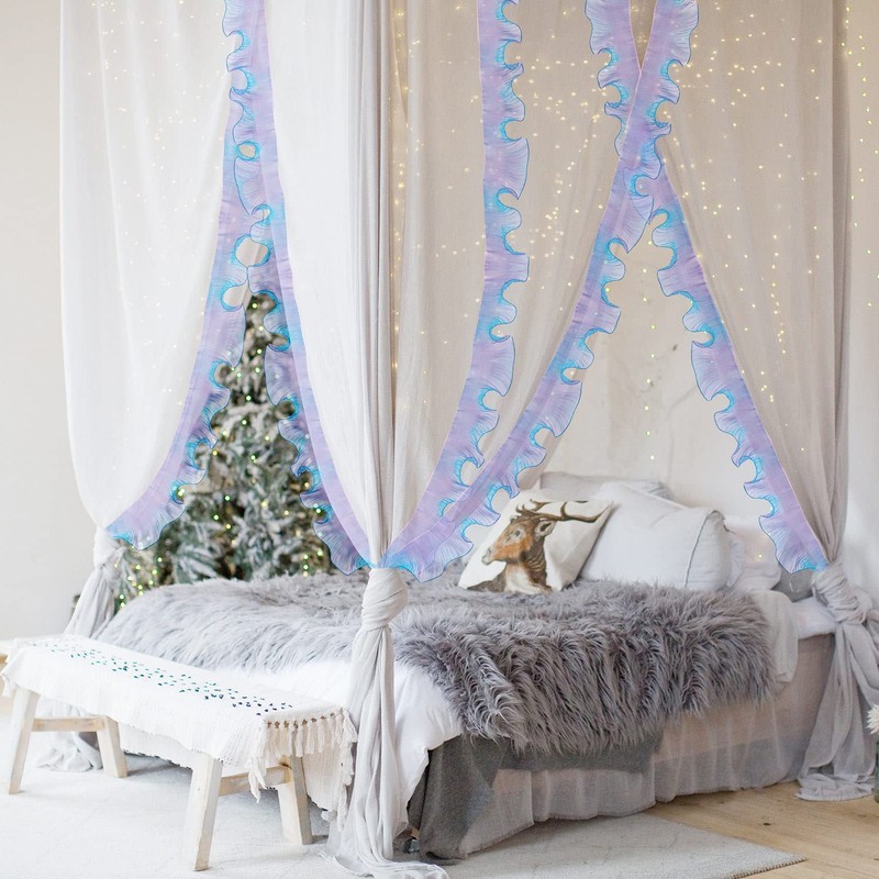 OIIKI Ruffled Lace Trims 5 Yards - Pleated Lace and