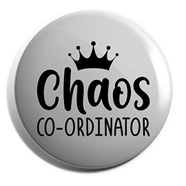 Hippowarehouse Chaos Co-ordinator Badge Pin 25mm