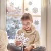 Stickerscape Snowflake Christmas Window Stickers (Grey Snowflakes - 2 Sheets)