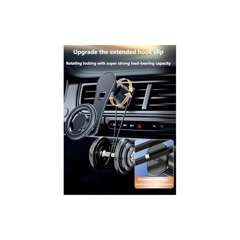 Soporte de coche mejorado para teléfono de coche, soporte magnético
