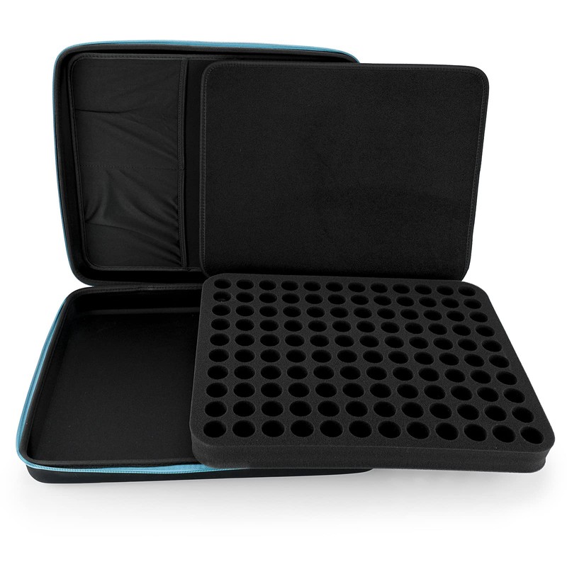 Hipiwe 120 Bottle EVA Essential Oil Storage Carrying Case Hard