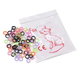 Angzhili 1000 pcs Orthodontic Rubber Bands,4.5Oz Orthodontic Elastics,Latex Free Intraoral Elastic Bands,Multi-colored (1/4")